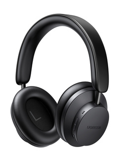 Гарнитура UGREEN HP106 (90422) HiTune Max3 Hybrid Active Noise-Cancelling Headphones с функцией шумоподавления. Цвет: черный
