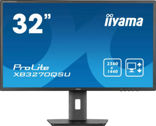Монитор Iiyama 32" ProLite XB3270QSU-B1 IPS 2K чер HDMI DP USB M/M HAS Piv 100Hz 250cd