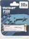 Накопитель SSD M.2 512Gb Patriot P300 P300P512GM28 M.2 2280