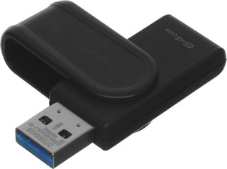 Флеш Диск USB 3.2 64Gb Kingston DataTraveler Exodia S DTXS/64GB черный