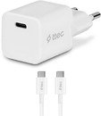 Сетевое з/у TTEC SmartCharger 20W PD Charger c кабелем USB-C 3A White 2SCP01CB