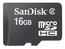 Флеш карта microSDHC 16Gb  SanDisk (SDSDQM-016G-B35)