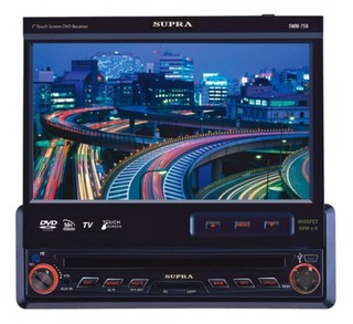 Автомагнитола DVD Supra SWM-750 USB SD MP3 TFT 7'' TV-tuner 1din