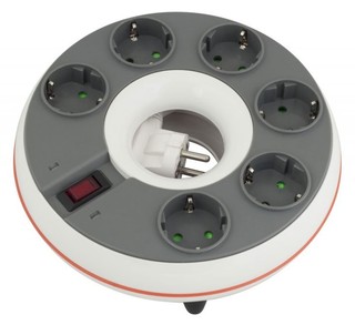 Сетевой фильтр Ippon BD-251W 5M 6 розеток белый. 5m