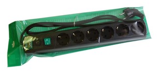 Сетевой фильтр MOST LRG 6 разеток 3м Чёрный