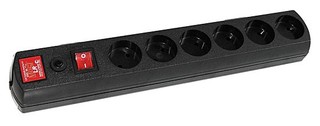Сетевой фильтр MOST R 6 розеток 2м черный