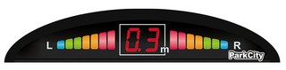 Парковочный Радар ParkCity Riga 420/106 серебро