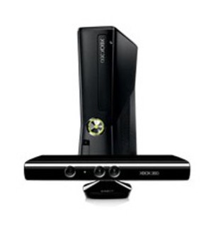Игровая консоль Microsoft XBOX 360 4Gb + Kinect + Kinect Adventures + Joy Ride (S4G-00039)
