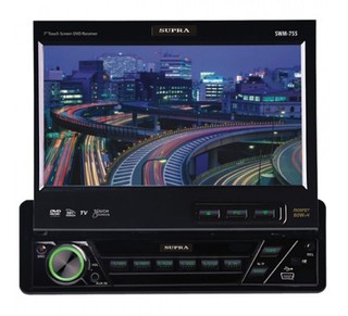 Автомагнитола DVD Supra SWM-755 USB SD MP3 TFT 7'' TV-tuner 1din
