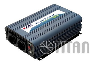 Преобразователь Titan HW-1000V6 DC12V, 1USB, GFCI
