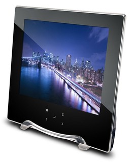 Цифровая фоторамка Digma TFT 8" PF-806SL Ultra Slim Чёрный 2Gb 800x600 JPEG/GIF/BMP/MP3/WMA/DivX/Xvi