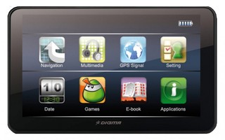 Автомобильный навигатор GPS+Glonass Digma DG503N 5" Навител 5