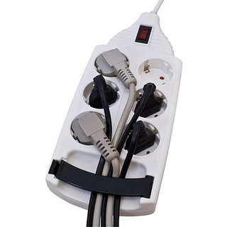 Сетевой фильтр DFS 103 6 розеток, 3.0м, каб.укладчик