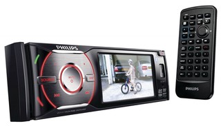 Автомагнитола DVD Philips CED370/51 1din 3.5" Bluetooth