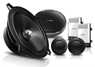 Колонки автомобильные Philips CSP550/00 компонентные 13 см 210Вт