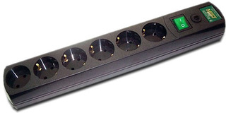 Сетевой фильтр MOST RG 6 розеток 5м черный