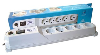 Сетевой фильтр Pilot-GL. Розетки 5+1. Шнур 5 метров