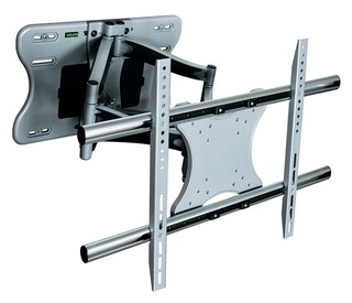 Кронштейн Kromax ATLANTIS-100 для ТВ 37"-65" настенный 5 ст. наклон до 91 кг серебристый