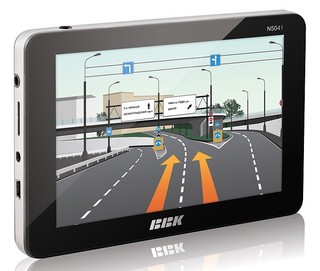 Навигатор GPS BBK N5041 5" 4Gb Карты: ProGorod black