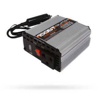 Автоинвертор (розетка в авто) Qumo 12>220v/150W в прикуриватель, USB выход, система защиты
