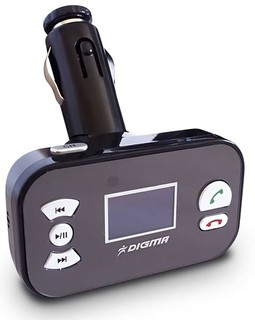 Плеер Flash Digma Car Modulator BFT-300  (большой экран) bluetooth for mobile phones