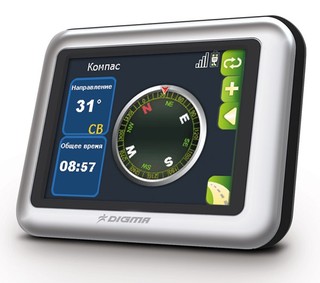 Навигатор GPS Digma DM351 Allroad 3.5 Влагостойки (IPX7) 2Gb MicroSD Карты Навител