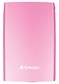 Жесткий диск Verbatim USB 320Gb [53007] Store'n'Go (5400rpm) 8Mb 2.5" (розовый)