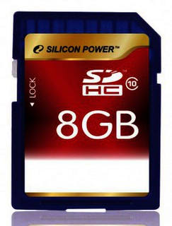 Флеш карта SDHC 8Gb Class10 Silicon Power SP008GBSDH010V10