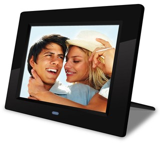 Фоторамка Digma 7" PF-730 800x480 черный Пластик