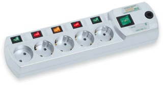 Сетевой фильтр MOST ERG 5 розеток 5м black