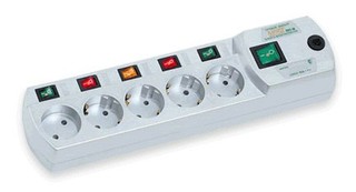 Сетевой фильтр MOST ERG 5м, металл