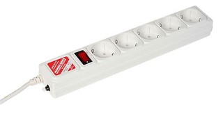 Сетевой фильтр Power Cube SPG-B-10-WHITE 3m белый 5 розеток