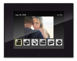 Цифровая фоторамка Digma TFT 8" PF-802 black 2Gb 800x600 JPEG/MP3/WMA ДУ