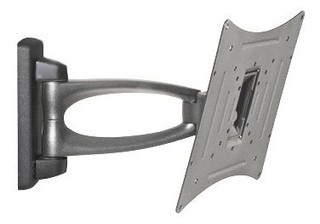 Кронштейн OMB Lunar-2 для ТВ 10"-37" настенный 3 ст. наклон до 30 кг серебро