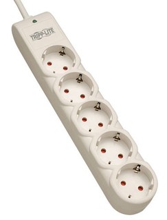 Сетевой фильтр Tripplite (TLP51D) 230V 50Hz, 5 Schuko outlets & CEE 7/7 plug, 1 meter cord