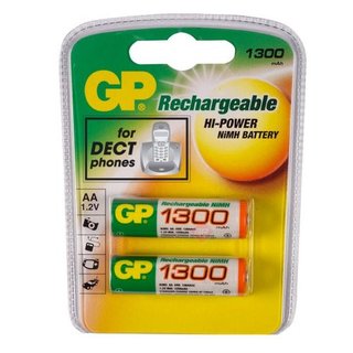 Аккумулятор GP130AAHC-UC2 1300mAh AA 2шт