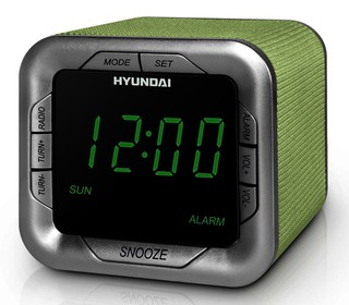 Радиобудильник Hyundai H-1505U Аквамарин/Зеленый