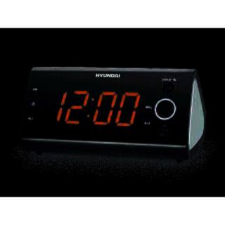 Радиобудильник Hyundai H-1551 Черный/Оранжевый