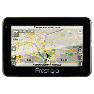 Навигатор Автомобильный GPS Prestigio GeoVision 4300BT 4.3" 480x272 4Gb microSD Bluetooth FM-Transmi