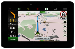 Навигатор Автомобильный GPS Prestigio Geovision 7777 7" 800x480 8Gb microSD Bluetooth FM-Transmitter