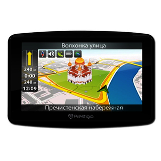 Навигатор Автомобильный GPS Prestigio GeoVision 7900BTFMTV 7 800x480 4096 microSDHC Bluetooth FM-Tra