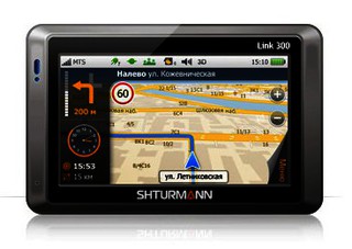 Автомобильный навигатор GPS Shturmann Link 3000 (Sim - карта МТС) 4.3" 480x272 GPRS