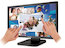 Монитор ViewSonic 21.5" TD2220 Black TN LED 5ms 16:9 DVI 20M:1 200cd Touch monitor