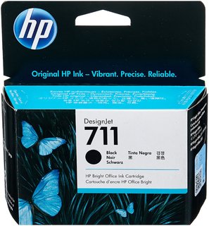 Картридж струйный HP 711 черный для HP Designjet T120/T520 ePrinter series 80 мл