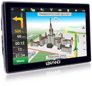 Навигатор Автомобильный GPS Lexand STR-7100 HD 7" 800x480 4Gb microSD Bluetooth FM-Transmitter черны
