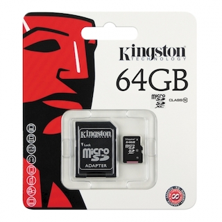 Флеш карта microSDHC 64Gb Class10 Kingston SDCX10/64GB