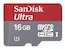 Флеш карта microSDHC 16Gb Class10 Sandisk SDSDQU-016G-U46A +adapter