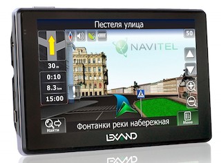 Навигатор Автомобильный GPS Lexand STR-5300 4.3" 480x272 4Gb microSD черный Navitel 5