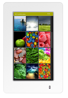 Фоторамка Texet 6" TF-601 белый Пластик 1.5Mb