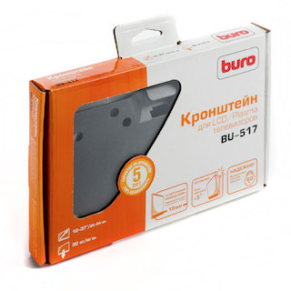 Кронштейн для LCD BU-517 10-37'' 30кг 18мм